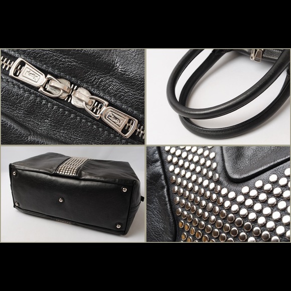 RARE! YVES SAINT LAURENT EASY Y YSL Rock Stud Bag - Picture 4 of 13